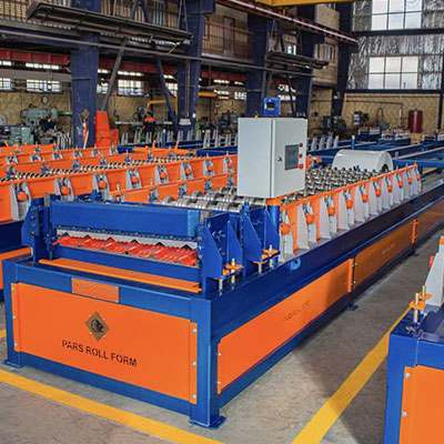 ساخت دستگاه رول فرمینگ طرح سفال پالرمو